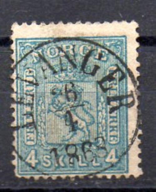 Noruega Año 1867 Nº Yvert 13 (o)